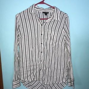 Lucky Brand striped button down shirt